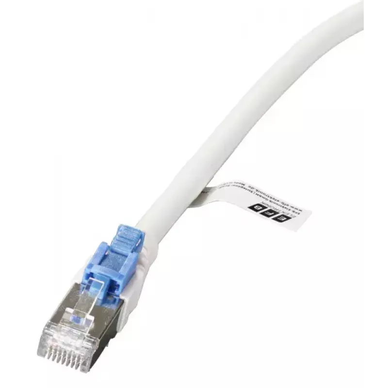 Tīkla kabelis EFB Elektronik K5539WS.1 Cat6a S/FTP (S-STP) Balts 1 m RJ-45