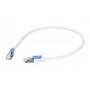 Tīkla kabelis EFB Elektronik K5539WS.1 Cat6a S/FTP (S-STP) Balts 1 m RJ-45
