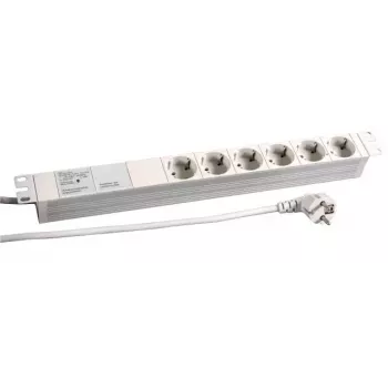 Pagarinātājs EFB Elektronik 691689K, 6 kontaktligzdas, 2 m, pelēks
