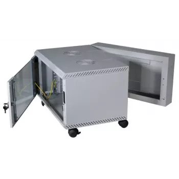 Pie sienas montējams skapis EFB Elektronik 691615VGR.60, 15U, 19 inch, 600x600 mm, pelēks