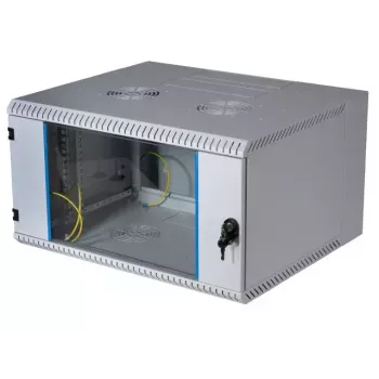 Brīvi stāvošs skapis EFB Elektronik 691618VGR.60, 18U, 600x600x860 mm, RAL7035