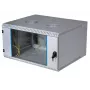 Brīvi stāvošs skapis EFB Elektronik 691618VGR.60, 18U, 600x600x860 mm, RAL7035
