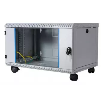 Sienas stiprinājuma skapis EFB Elektronik 691718VGR.60, 18U, 19 inch, pelēks