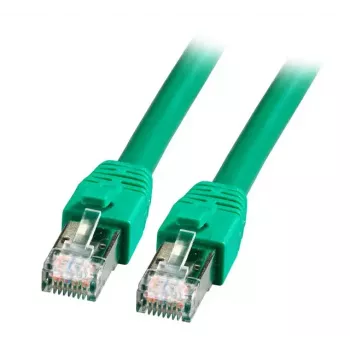 Tīklošanas kabelis EFB Elektronik K5528GN.7,5 RJ-45 Cat8.1 7.5 m Zaļš