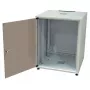 Brīvi stāvošs skapis EFB Elektronik OFF-1866GR.V1RW, 18U, 600x600x871 mm, melns