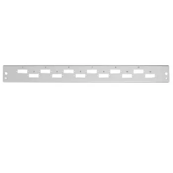 Patch Panel EFB Elektronik VSB-FP-12SC-D-V – 1U priekšējais panelis SC Duplex/LC Quad