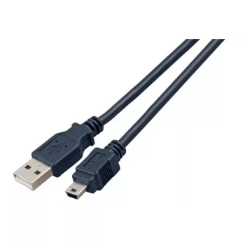 USB kabelis EFB Elektronik K5250SW.5V2 5 m USB A Mini-USB B Melns