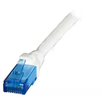 Tīkla kabelis EFB Elektronik K8109WS.3 Cat6a U/UTP 3 m, RJ-45 uz RJ-45, zeltīti kontakti, balts