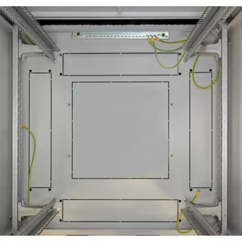 Rack skapis EFB Elektronik PRO-3380GR.G1SV 33U brīvi stāvošs, IP20, max slodze 1360 kg, pelēks