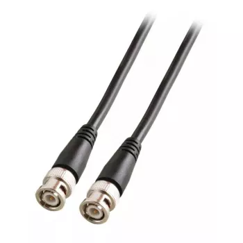 Koaksiālais kabelis EFB Elektronik K8360.3V2 RG-59, 3 m, BNC–BNC, melns