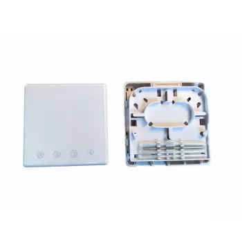Sadales kārba tīklam EFB Elektronik FTTH-BOX-IN-6, plastmasas korpuss, 80×80×28 mm, balta