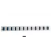 Paneļa piederums EFB Elektronik SB-FP-12SC-D-V-OM4 — 1U stiprinājums, 432×13×43.5 mm, pelēks