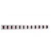 Paneļa piederums EFB Elektronik SB-FP-12SC-D-V-OM4 — 1U stiprinājums, 432×13×43.5 mm, pelēks