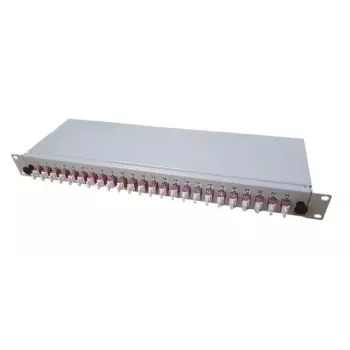 Splice tray EFB Elektronik B65901.12OM4, 12 šķiedru, pelēks, iekštelpām, 482×170×44 mm