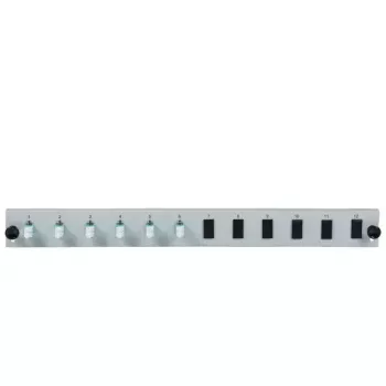 Pievienošanas paneļa aksesuārs EFB Elektronik SB-FP-6SC-S-OM3 — 19 inch 1U, 6x SC, OM3, 432×13×43.5 mm, pelēks