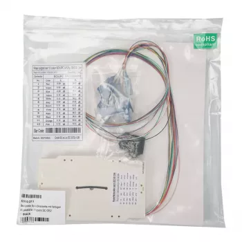 EFB Elektronik 53100.211 Aprīkota savienošanas kasete ar krāsainiem SC OS2 pigtailiem, 0,8 m