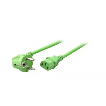 Strāvas kabelis EFB Elektronik EK588GN.3V2 — 3 m, F tips uz C13, 250 V 10 A, zaļš