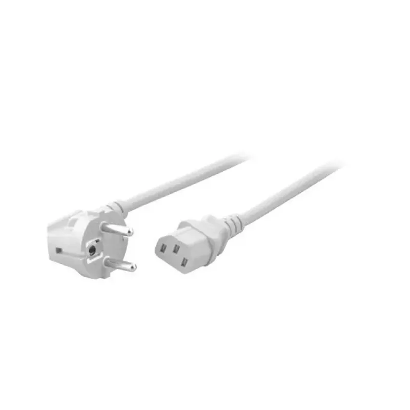 Strāvas kabelis EFB Elektronik EK588WS.3V2 — 3 m, F tipa kontaktdakša līdz C13 savienotājam, 250 V 10 A, Balts