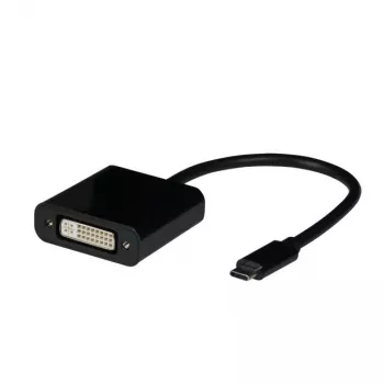 EFB Elektronik EBUSBC-DVI video kabeļa adapteris 0.15 m USB Type-C Melns
