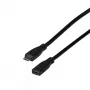 USB kabelis EFB Elektronik EBUSBC-USBC10GE.0,2 USB 3.2 Gen 2 0.2 m USB C Melns
