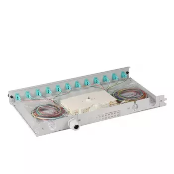 EFB Elektronik B71901L12OM3 šķiedru optikas adapteris LC Aqua Grey daudzmodu