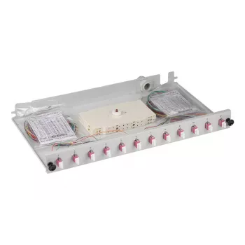 Patch panel EFB Elektronik B71901L48OM4 1U LC OM4 Pelēks