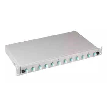 Patch panel EFB Elektronik BA71901L12OM3 1U LC OM3 Pelēks