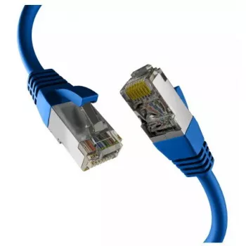 Tīkla kabelis M-Cab EC020200235 RJ-45 Cat8.1 1 m Zils