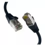 Tīkla kabelis M-Cab EC020200303 RJ-45 Cat8.1 2 m Melns