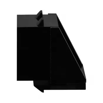 Piederums sadales paneļiem EFB Elektronik 38018.4-100, melns poliuretāns, platums 16.5 mm, dziļums 18.1 mm