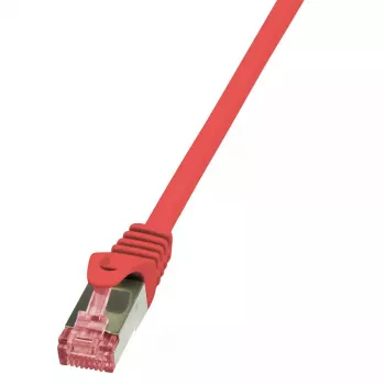 Tīkla kabelis LogiLink 0,25m Sarkans RJ-45 Cat6 S/FTP