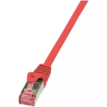 Tīkla kabelis LogiLink Cat.6 S/FTP RJ-45 0,5m sarkans