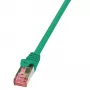 Tīkla kabelis LogiLink 1m RJ-45 Cat6 S/FTP Zaļš
