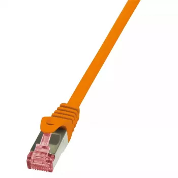 Tīkla kabelis LogiLink 0.5m RJ-45 Cat6 S/FTP Oranžs