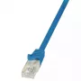 Tīkla kabelis LogiLink 0,5 m RJ45 Cat6 Zils