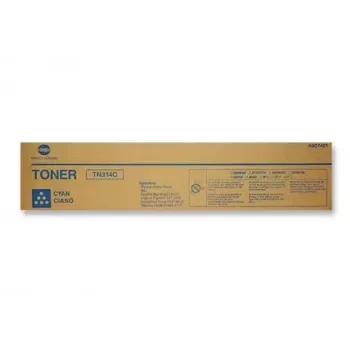 Tonera kasetne Konica Minolta TN314C Cyan oriģināla, 26 000 lpp., 1 gab.