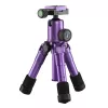Mantona 21188 Kaleido Mini Statīvs Digitālajām un Film Kamerām, 3 Kājas, Purpura