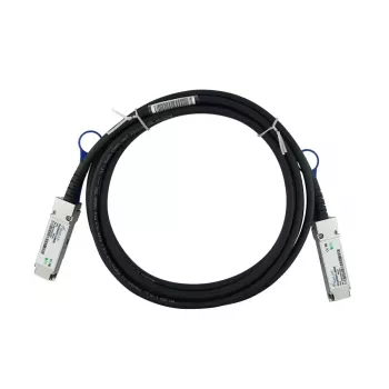 BlueOptics InfiniBand/optiskās šķiedras kabelis 3 m QSFP28 Melns