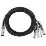 BlueOptics Q+BC0003-S+-BL InfiniBand/optiskais kabelis 3 m QSFP 4xSFP+