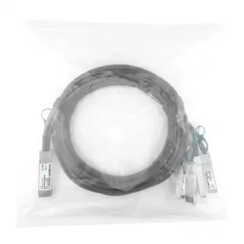 BlueOptics InfiniBand/optiskais sadalītājkabelis QSFP56 uz 4xSFP56 1 m Melns