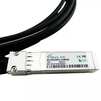 BlueOptics 10G-SFP-TWX-0501-BL InfiniBand optiskās šķiedras kabelis 5 m SFP+ vīriešu/vīriešu