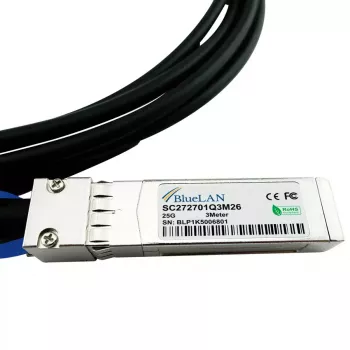 BlueOptics 25G-DACP-SFPZ5M-BL BlueLAN SFP28 DAC kabelis, 0,5 m