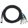 BlueOptics MCP7F00-A003-BL InfiniBand optiskā šķiedras kabelis 3 m QSFP28 4xSFP28 vīrietis-vīrietis