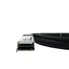 DAC kabelis BlueOptics FN-CABLE-QSFP28-1-BL QSFP28-QSFP28 InfiniBand 1 m Melns