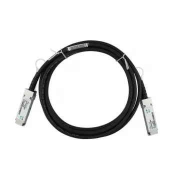 DAC kabelis BlueLan PAN-QSFP-DAC-1M-BL QSFP uz QSFP InfiniBand 1m Melns