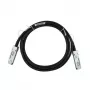 DAC kabelis BlueLan PAN-QSFP-DAC-1M-BL QSFP uz QSFP InfiniBand 1m Melns