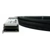 BlueOptics QSFP28 DAC 1 m kabelis SFP-DAC100-1M-BL, 100GBASE-CR4, QSFP28–QSFP28, Melns