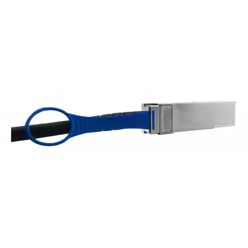 BlueOptics QSFP28 DAC 1 m kabelis SFP-DAC100-1M-BL, 100GBASE-CR4, QSFP28–QSFP28, Melns