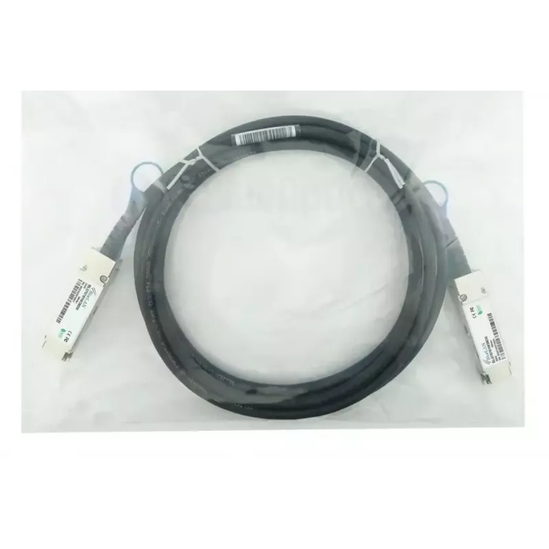 DAC kabelis BlueOptics 980-9I54L-00V02A-BL 3m QSFP56 Melns