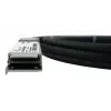 DAC kabelis BlueOptics 980-9I54L-00V02A-BL 3m QSFP56 Melns